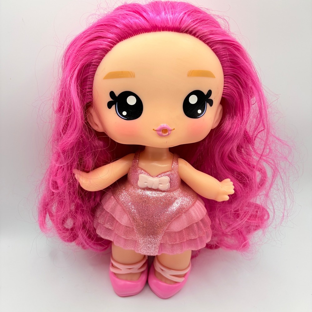 MGA Yummiland Bianca Bubblegum Large 10" Doll Pink Sparkle Dress Toy Kids Gift